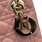 クリスチャン・ディオール Christian Dior Lady Dior My ABCDior バッグ スモール M05380CAL ピンク カナージュラム レディース ハンドバッグ