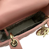 クリスチャン・ディオール Christian Dior Lady Dior My ABCDior バッグ スモール M05380CAL ピンク カナージュラム レディース ハンドバッグ