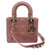 クリスチャン・ディオール Christian Dior Lady Dior My ABCDior バッグ スモール M05380CAL ピンク カナージュラム レディース ハンドバッグ