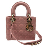 クリスチャン・ディオール Christian Dior Lady Dior My ABCDior バッグ スモール M05380CAL ピンク カナージュラム レディース ハンドバッグ