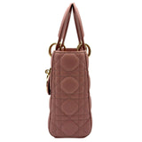 クリスチャン・ディオール Christian Dior Lady Dior My ABCDior バッグ スモール M05380CAL ピンク カナージュラム レディース ハンドバッグ