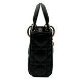 クリスチャン・ディオール Christian Dior レディディオール マイクロショルダーバッグ S08560NGE ブラック シルバー金具 ラムスキン レディース ショルダーバッグ