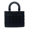 クリスチャン・ディオール Christian Dior レディディオール ミディアム M0565SLOI ブラック カナージュマットカーフ レディース ハンドバッグ