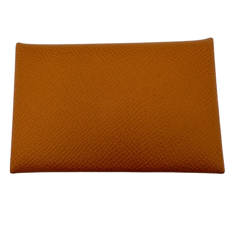 エルメス HERMES カルヴィ W刻 ゴールド エプソン レディース カード