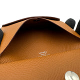 エルメス HERMES カルヴィデュオ W刻 ゴールド エプソン レディース カードケース