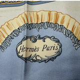 エルメス HERMES カレ90 TRAINEAUX ET CLISSADES マルチカラー シルク レディース スカーフ