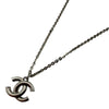 シャネル CHANEL ココマーク ネックレス シルバー メタル/ストラス アクセサリー