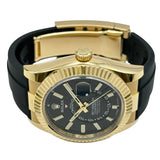 ロレックス ROLEX スカイドゥエラー 336238 ブラック ゴールド 自動巻き メンズ 腕時計