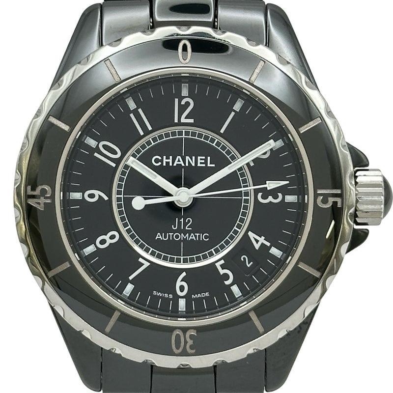 OH済1年保証CHANEL J12 H0685 自動巻　38ミリ　新品同様 シャネル CHANEL J12 38MM H0685 ブラック セラミック/ステンレス