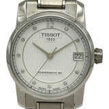 ティソ TISSOT T-クラシック T087.207.44.116.00 ホワイトシェル チタン 自動巻き レディース 腕時計