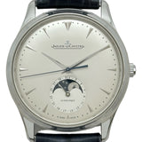 ジャガー・ルクルト JAEGER-LE COULTRE マスター ウルトラスリム ムーン 39 Q1368420(176.8.64.S) シルバー ステンレススチール 自動巻き メンズ 腕時計