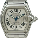 カルティエ Cartier ロードスター LM W62000V3 シルバー ステンレススチール 自動巻き メンズ 腕時計