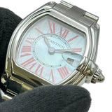 カルティエ Cartier ロードスター SM W6206006 ホワイトシェル ステンレススチール クオーツ レディース 腕時計