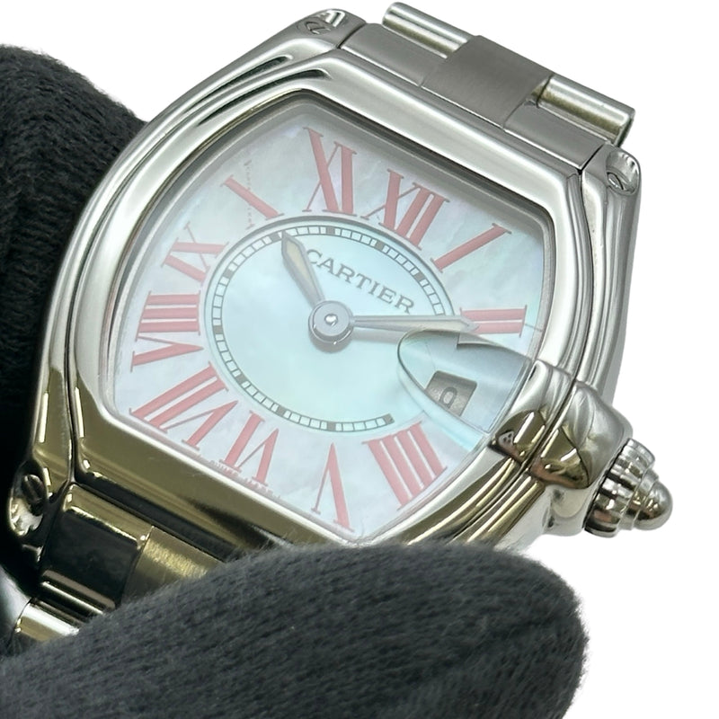 カルティエ ロードスターSM コマ カルティエ Cartier ロードスター SM W6206006 ホワイトシェル