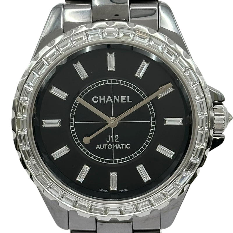 シャネル CHANEL J12 クロノマティック 41MM H3155 ブラック ホワイト