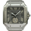 カルティエ Cartier サントス ドゥ カルティエ デュアルタイム LM WSSA0076 グレー ステンレススチール 自動巻き メンズ 腕時計