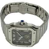 カルティエ Cartier サントス ドゥ カルティエ デュアルタイム LM WSSA0076 グレー ステンレススチール 自動巻き メンズ 腕時計