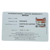 カルティエ Cartier サントス ドゥ カルティエ デュアルタイム LM WSSA0076 グレー ステンレススチール 自動巻き メンズ 腕時計