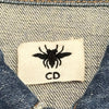クリスチャン・ディオール Christian Dior Bee刺繍バイカラーデニムジャケット 112V19A3940 インディゴ デニム レディース デニムジャケット