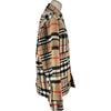 バーバリー BURBERRY パッチワークウールオーバーシャツブルゾン 8044216 ベージュ ウール メンズ ブルゾン