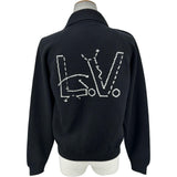 ルイ・ヴィトン LOUIS VUITTON ✖ NBA ジャイアントモノグラムカーディガン HKN02W ブラック ナイロン メンズ カーディガン