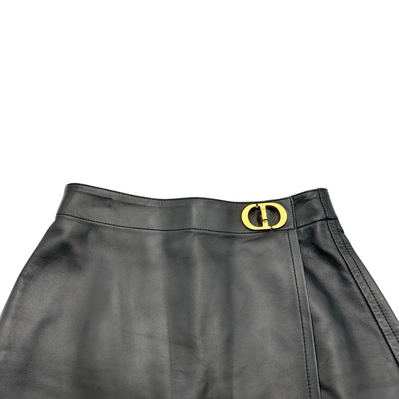 クリスチャン・ディオール Christian Dior CDバックルレザーミニ