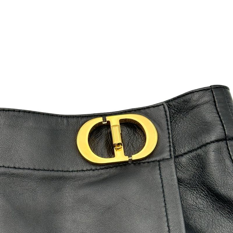 クリスチャン・ディオール Christian Dior CDバックルレザーミニ