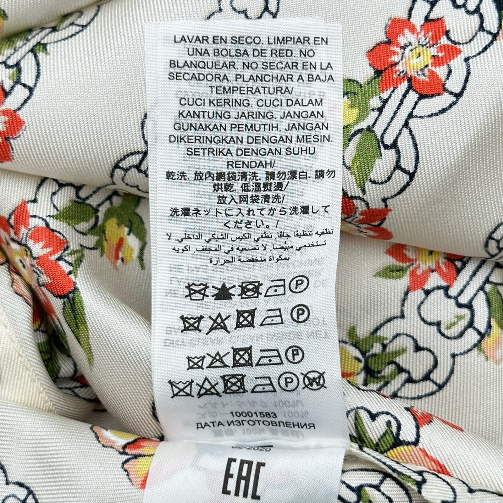 トリーバーチ TORY BURCH フラワーシルクボウタイワンピース