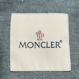 モンクレール MONCLER DRENNEC ジップアップデニムパーカー ネイビー デニム メンズ パーカー