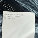 モンクレール MONCLER DRENNEC ジップアップデニムパーカー ネイビー デニム メンズ パーカー