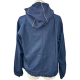 モンクレール MONCLER DRENNEC ジップアップデニムパーカー ネイビー デニム メンズ パーカー