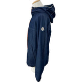 モンクレール MONCLER DRENNEC ジップアップデニムパーカー ネイビー デニム メンズ パーカー