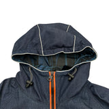 モンクレール MONCLER DRENNEC ジップアップデニムパーカー ネイビー デニム メンズ パーカー
