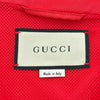 グッチ GUCCI ロゴ刺繍ナイロンジャケット 618900 レッド ナイロン メンズ ナイロンジャケット
