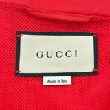 グッチ GUCCI ロゴ刺繍ナイロンジャケット 618900 レッド ナイロン メンズ ナイロンジャケット