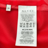 グッチ GUCCI ロゴ刺繍ナイロンジャケット 618900 レッド ナイロン メンズ ナイロンジャケット