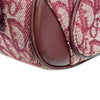 クリスチャン・ディオール Christian Dior ダブルサドルハンドバッグ レッド/ホワイト ゴールド金具 トロッター レディース ハンドバッグ