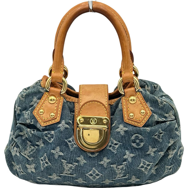 LOUIS VUITTON モノグラムデニム プリーティ M95020 ルイ・ヴィトン LOUIS VUITTON プリーティ M95020 ブルー モノグラム