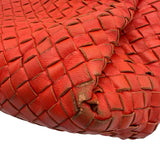 ボッテガ・ヴェネタ BOTTEGA VENETA ハンドバッグ レッド レザー レディース ハンドバッグ