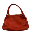ボッテガ・ヴェネタ BOTTEGA VENETA ハンドバッグ レッド レザー レディース ハンドバッグ