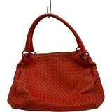 ボッテガ・ヴェネタ BOTTEGA VENETA ハンドバッグ レッド レザー レディース ハンドバッグ