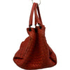 ボッテガ・ヴェネタ BOTTEGA VENETA ハンドバッグ レッド レザー レディース ハンドバッグ