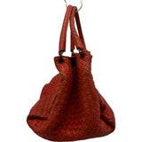 ボッテガ・ヴェネタ BOTTEGA VENETA ハンドバッグ レッド レザー レディース ハンドバッグ