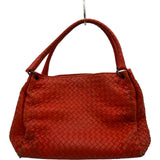 ボッテガ・ヴェネタ BOTTEGA VENETA ハンドバッグ レッド レザー レディース ハンドバッグ