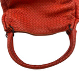 ボッテガ・ヴェネタ BOTTEGA VENETA ハンドバッグ レッド レザー レディース ハンドバッグ