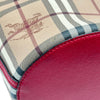 バーバリー BURBERRY ショルダーバッグ ベージュ/レッド PVC レディース ショルダーバッグ