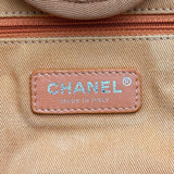 シャネル CHANEL ドーヴィル ショッピングバッグ AS3351 25番台 オレンジ/ブラウン シルバー金具 キャンバス レディース トートバッグ