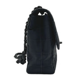 シャネル CHANEL ニュートラベルライン チェーンショルダー A15285 7番台 ブラック ブラック金具 ナイロンジャガード レディース ショルダーバッグ