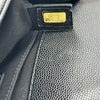 シャネル CHANEL ボーイシャネル20 A67085 25番台 ブラック キャビアスキン レディース ショルダーバッグ