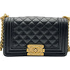 シャネル CHANEL ボーイシャネル20 A67085 25番台 ブラック キャビアスキン レディース ショルダーバッグ